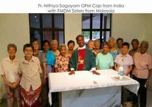 FMDM gathering in Ipoh with Fr. Nithiya OFM Cap on 21 July 2016