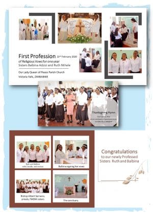 First Profession Vic Falls Ruth Balbina