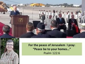 Sr Janet Fearns, a Columnist for Catholic News, was in Israel during Pope Francis' visit 