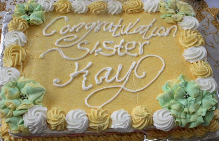 Jubilee cake Sr Kay